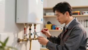 Conserto de aquecedor a gás