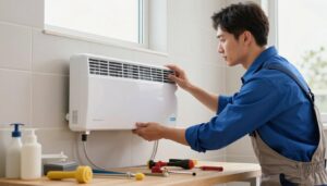 Instalação de aquecedor elétrico