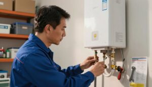 Manutenção preventiva de aquecedor a gás