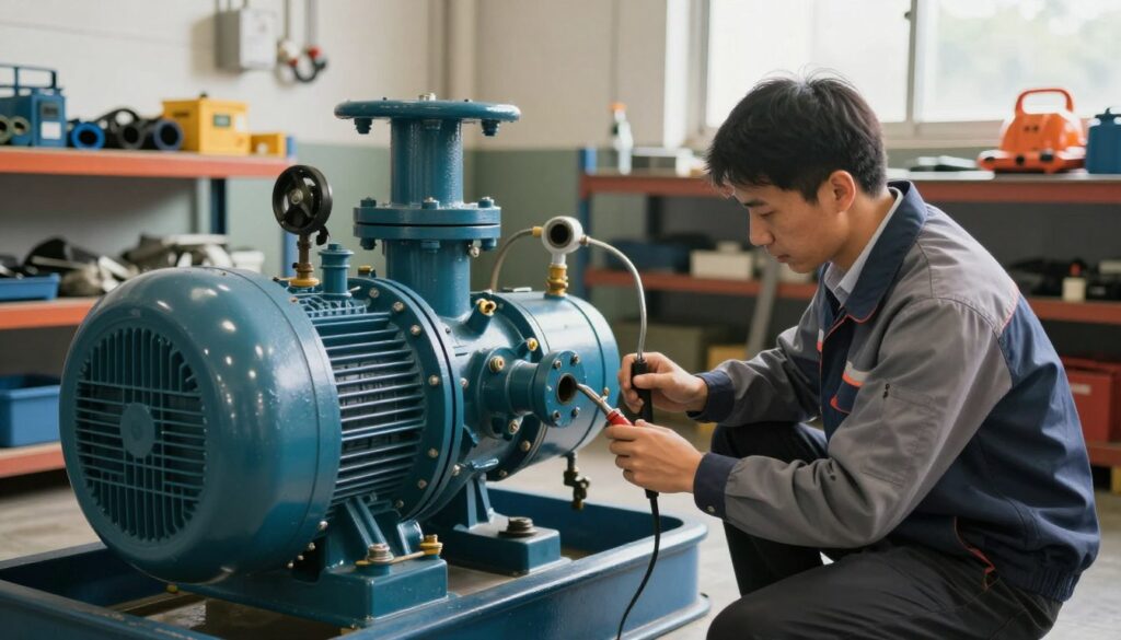 manutenção de bomba de água