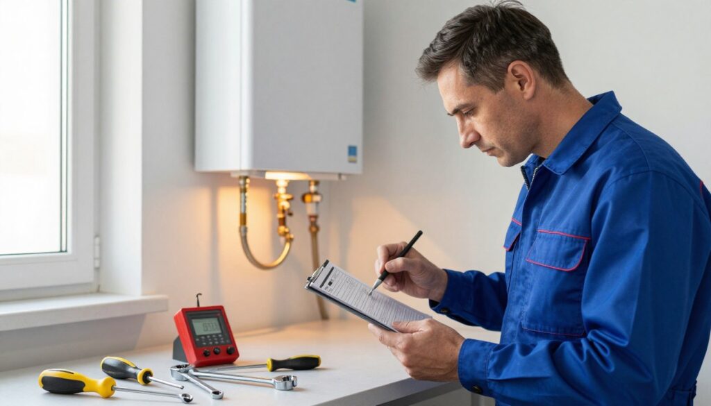 manutenção profissional de aquecedor a gás