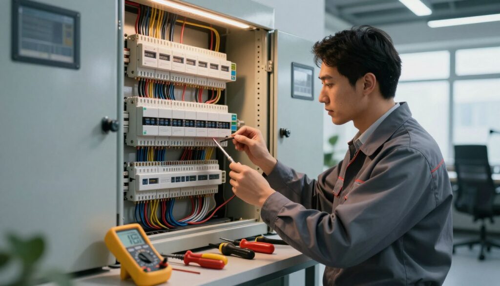 serviços elétricos comerciais