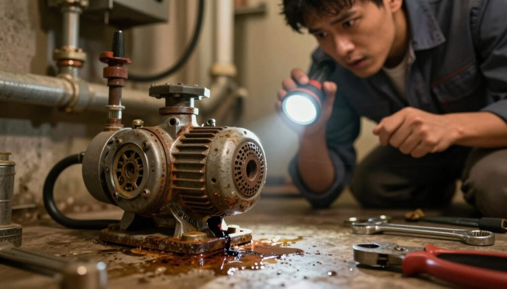 sinais de problemas na bomba de água